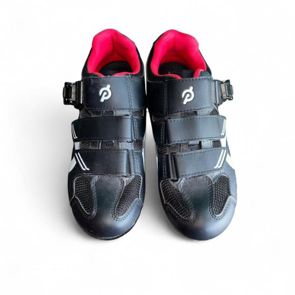 Peloton size EU 38 US 8 black cycling shoes